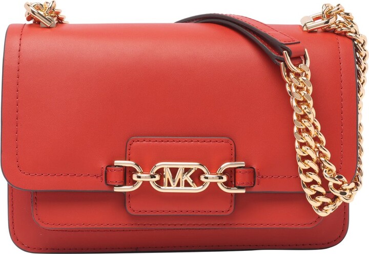 MICHAEL Michael Kors Red Patent Leather Small Selma Shoulder Bag MICHAEL  Michael Kors