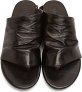 Thumbnail for your product : Marsèll Black Leather Wrap Arsella Sandal