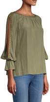 Thumbnail for your product : Ramy Brook Clara Embellished Slit Sleeve Top