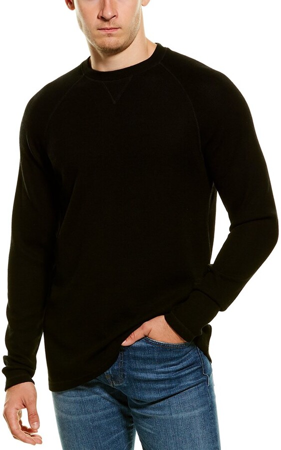 Benson Thermal Crewneck Wool-Blend Sweatshirt - ShopStyle