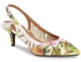 Thumbnail for your product : J. Renee Women's Galenia Perforated Floral Slingback Pump