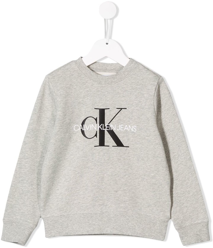 Calvin Klein Kids Logo Jumper - ShopStyle Boys' Sweaters