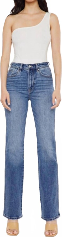 Kancan Freya Premier Classic Jeans In Blue Denim