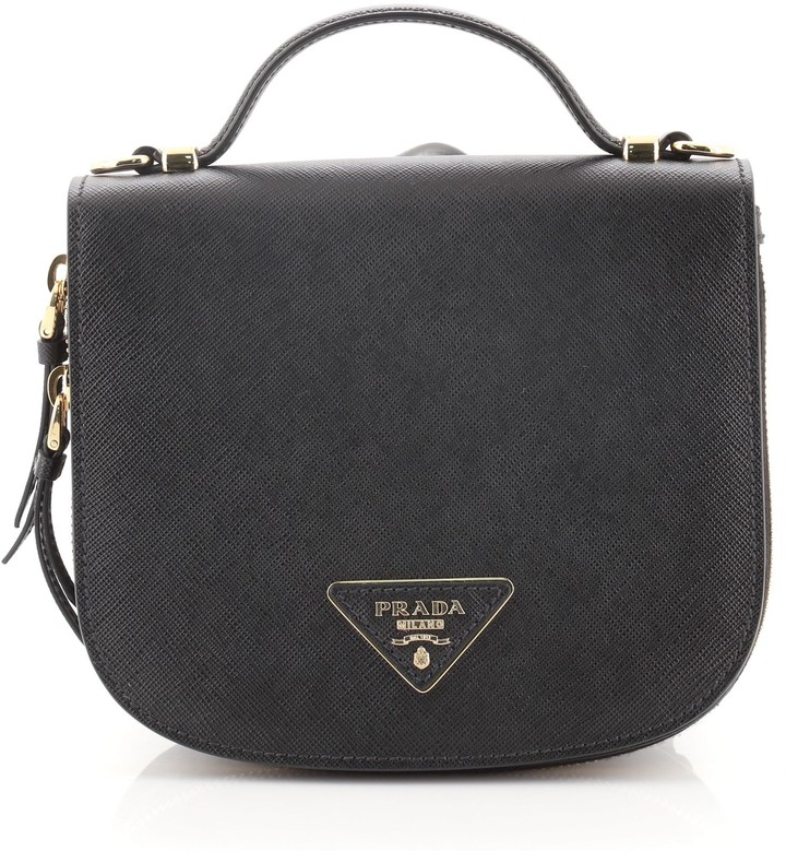 prada saffiano flap bag
