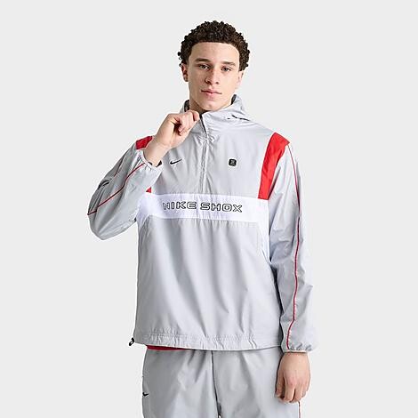 nike men's windbreaker half zip