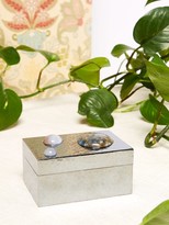 Thumbnail for your product : Bottega Veneta Crystal-embellished Sterling-silver Box - Silver