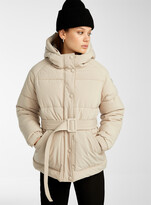Thumbnail for your product : Noize Bonita belted puffer jacket
