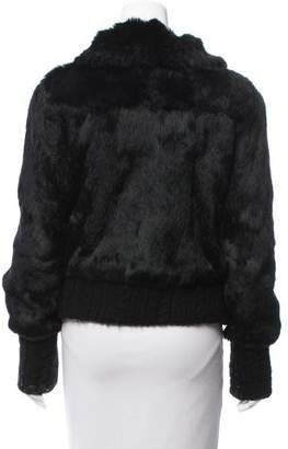 Christian Lacroix Fur Wool-Trimmed Jacket