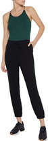 Thumbnail for your product : Pepper & Mayne Margot Ring-embellished Ribbed Stretch-jersey Bodysuit