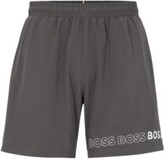 Thumbnail for your product : HUGO BOSS Swim shorts with repeat logos