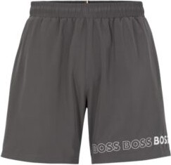 HUGO BOSS Swim shorts with repeat logos