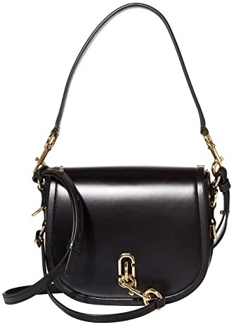 marc jacobs black saddle bag