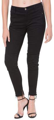 Juicy Couture Quilted Denim Moto Jegging