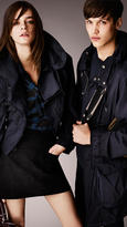 Thumbnail for your product : Burberry Cropped Waxed Cotton Parka