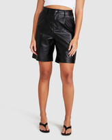 Thumbnail for your product : Alice In The Eve Women's Shorts - Bermuda Leather Look Shorts - Size One Size, M at The Iconic