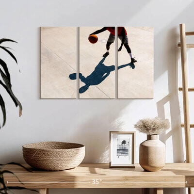 Ebern Designs Basketball Player Shadow