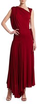 Thumbnail for your product : Oscar de la Renta Sleeveless Asymmetric Draped Gown