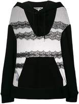 Thumbnail for your product : McQ sheer lace hoodie