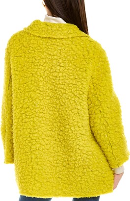 Vilagallo Plush Wool-Blend Coat