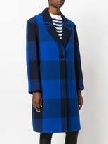 Thumbnail for your product : MAISON KITSUNÉ checked single breasted coat