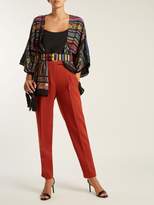 Thumbnail for your product : Etro Striped Satin Belt - Womens - Multi