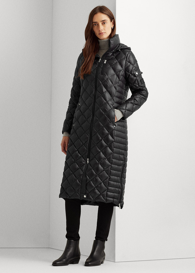 Ralph Lauren Hooded Quilted Down Coat - ShopStyle