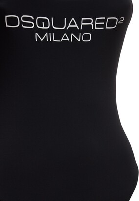 DSQUARED2 Printed Lycra One Piece Swimsuit