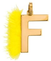 Thumbnail for your product : Fendi ABClick Mink Trimmed F Pendant