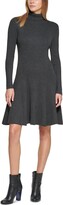 Thumbnail for your product : Calvin Klein Plus Womens Knit Turtleneck Sweaterdress