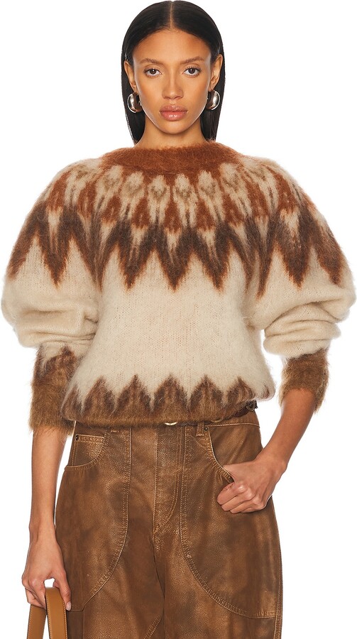 Etoile Isabel Marant Natania Sweater in Rust