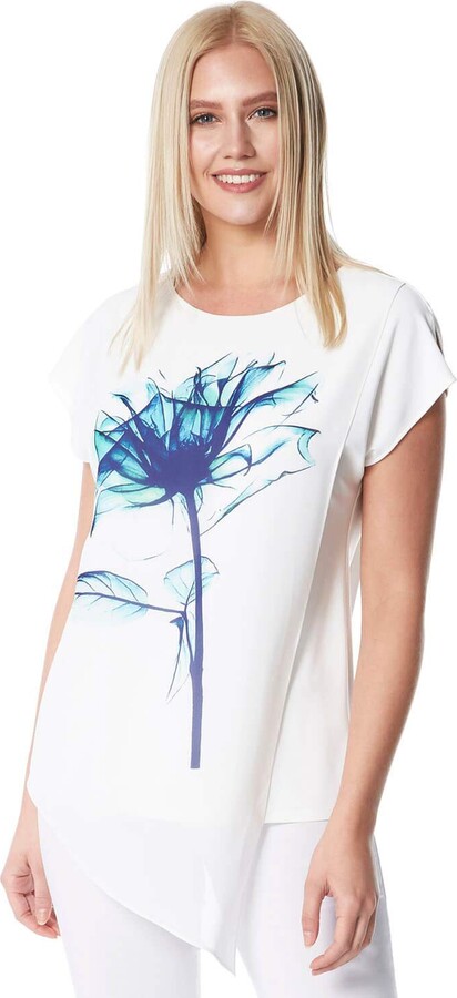 chiffon overlay tops uk