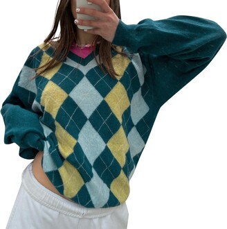 girls plaid sweater