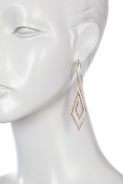 Thumbnail for your product : Natasha Accessories Double Diamond Crystal Orbital Earrings
