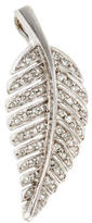 Thumbnail for your product : Jennifer Meyer Diamond Leaf Pendant
