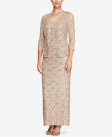 Thumbnail for your product : Alex Evenings Sequined Lace Jacket & Column Dress