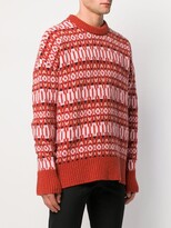 Thumbnail for your product : AMI Paris crew neck Sweater Nordic Jacquard Pattern