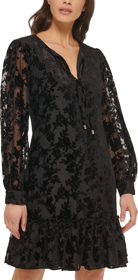 macy's evening dresses long black