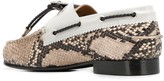 Thumbnail for your product : Toga Pulla Snakeskin Boat Shoes