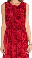 Thumbnail for your product : Anna Sui Village Burnout Mini Dress
