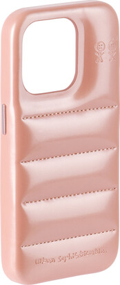 Urban Sophistication iPhoneケース【15 pro】 Urban Sophistication Pink 'The Puffer' iPhone 15 Pro Case