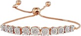 Thumbnail for your product : Unbranded Gold Over Sterling Silver 1/10 Carat T.W. Diamond Bolo