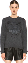 Thumbnail for your product : Kenzo Embroidered Tiger Marl Sweatshirt in Citron