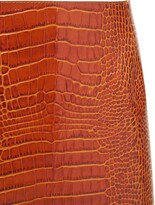 Thumbnail for your product : Givenchy Embossed Shiny Leather Mini Skirt