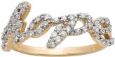 Thumbnail for your product : JLO by Jennifer Lopez Jlove by 10k gold 1/4-ct. t.w. diamond "hope" ring