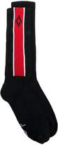 Thumbnail for your product : Marcelo Burlon County of Milan logo colour-block socks