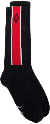 Marcelo Burlon County of Milan logo colour-block socks