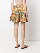 Thumbnail for your product : La DoubleJ Mix-Print Flared Skirt