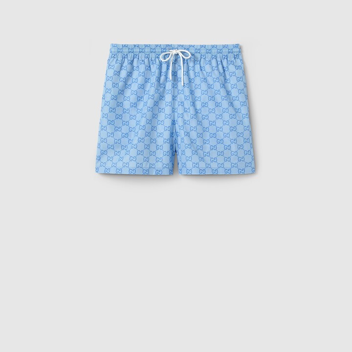Gucci GG print nylon swim short