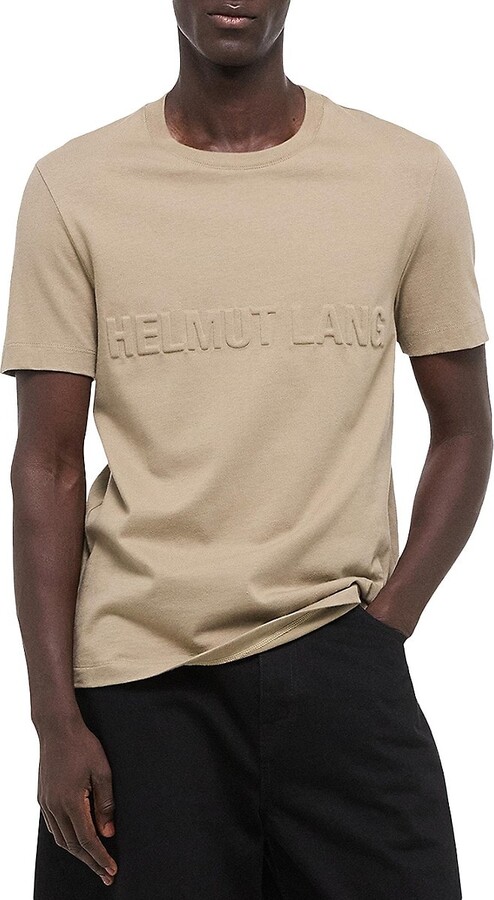 Helmut Lang Embossed Logo Cotton T-Shirt