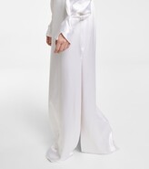 Thumbnail for your product : Galvan Bridal Valencia silk satin gown